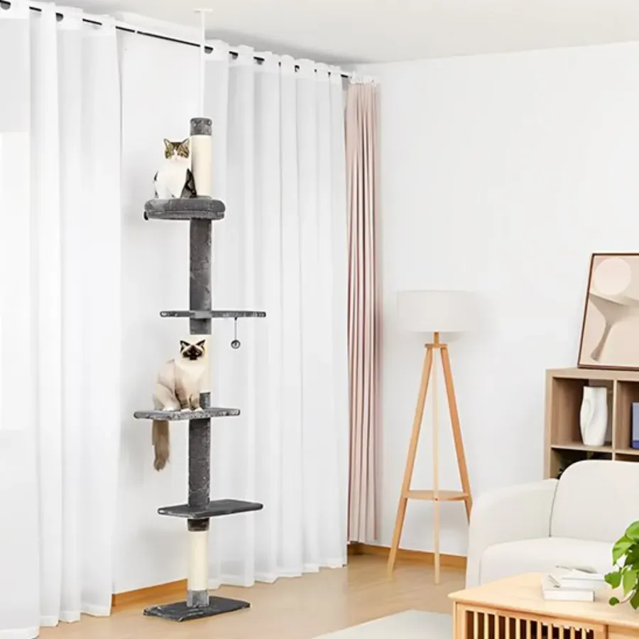 VERTIGO Floor-to-Ceiling Cat Tree