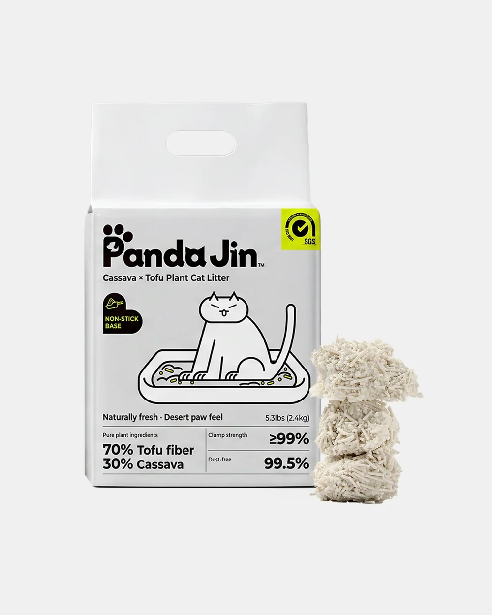 Cassava × Tofu Plant Cat Litter