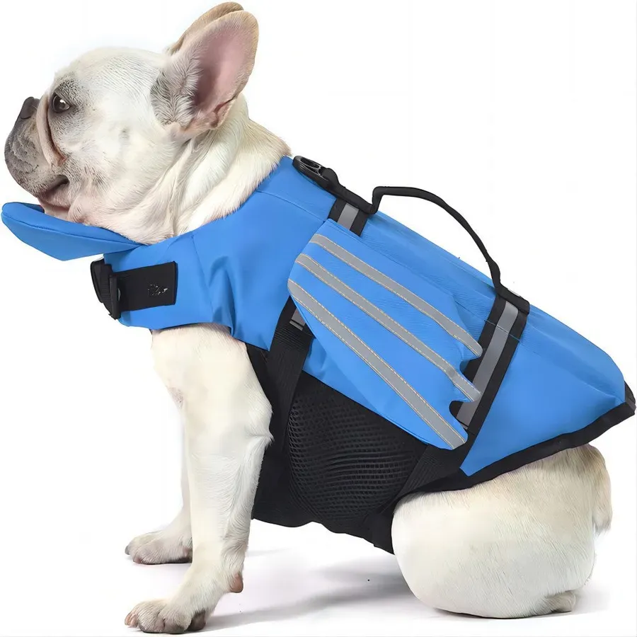 Dog Life Jacket with Reflective Strips