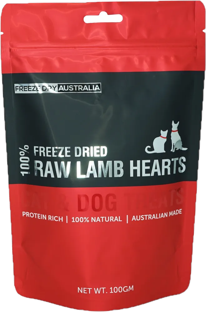 Freeze-Dried Diced Lamb Hearts